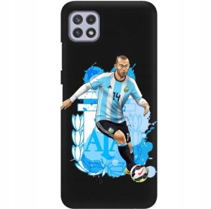 Etui Matowe do SAMSUNG A22 5G Football Sport Wzory