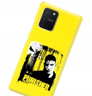 Etui Matowe do SAMSUNG S10 LITE ŻÓŁTY Filmy Wzory