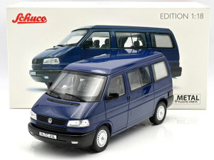 Volkswagen T4 Westfalia Camper “CALIFORNIA” Coach Blue Schuco 1:18