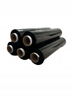 Czarna folia STRECZ STRETCH pakowanie 5x3KG 15kg