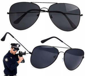Okulary Męskie AVIATOR PILOTKI metalowe retro