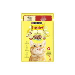 Friskies - mokra karma dla kotów w sosie z wołowiną 85 g