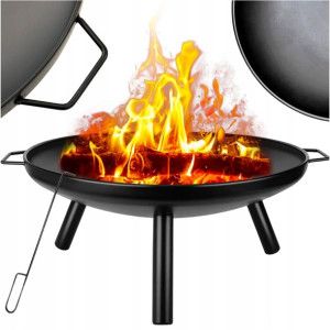 DUŻE Palenisko Ogrodowe GRILL 60 cm ŻELIWNE