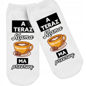 Skarpetki Stopki Dzień Mamy Matki Prezent Napisy