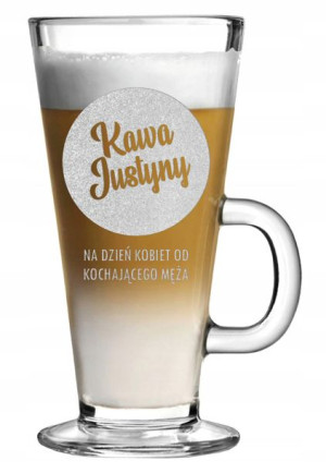 Szklanka Latte Dzień Kobiet Mamy Prezent Grawer Y1