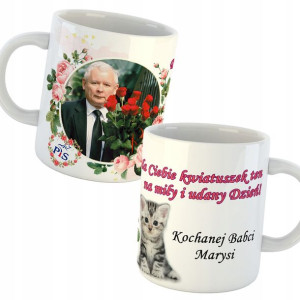 Kubek Prezes Pis Kaczyński Dzień Kobiet Matki Mamy