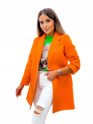 Płaszcz Blanche Kolor Minimalizm-orange