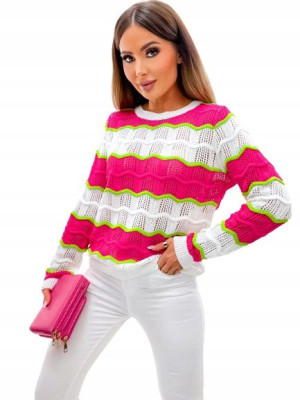 Stylowy Sweter w Wiosennych Kolorach
