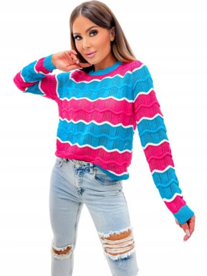 Stylowy Sweter w Wiosennych Kolorach
