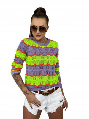 Stylowy Sweter w Wiosennych Kolorach