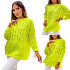 Oversizowy sweter damski NEO LEMON