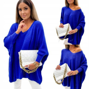 Oversizowy sweter damski Plus size CHABER