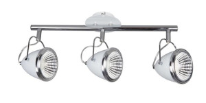 Oliver Lampa Sufitowa Incl.3xgu10 Led 5,5w Biały/chrom Biała