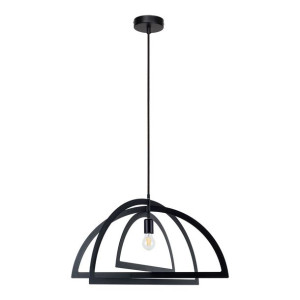 Justyna Lampa Wisząca 1xe27 60w Czarny V3 Czarna