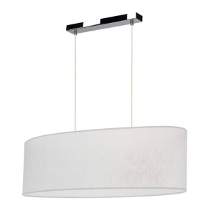 Prata Lampa Wisząca 2xe27 Max.40w Chrom/transparentny/srebrny Srebrna