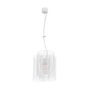 Ringo Lampa Wisząca 1xe27 60w Stal/biały Biała