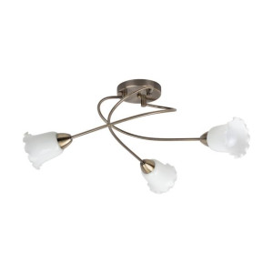 Faria Lampa Sufitowa Biała 3xe27 Max.60w Patyna/biały