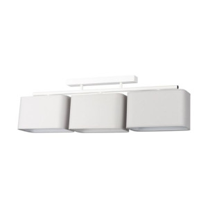 Vertigo Lampa Sufitowa Biała 3xe27 Max.25w Biały/szary