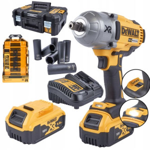 DEWALT Klucz udarowy DCF899P2 + Zestaw nasadek