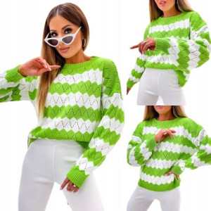 Stylowy Sweter w Paski