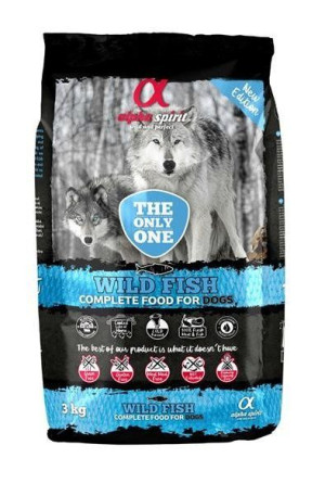 Alpha Spirit Wild Fish 3 kg - sucha karma dla psów dorosłych psów wszystkic