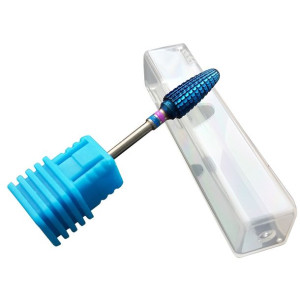 Frez z węglika no.3 z powłoką nano-blue do manicure i pedicure
