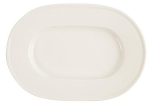 Półmisek Owalny Line 34 X 28 Cm Porcelana