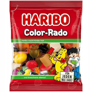 Żelki Haribo Color-Rado Lukrecja Owoc 175 g DE