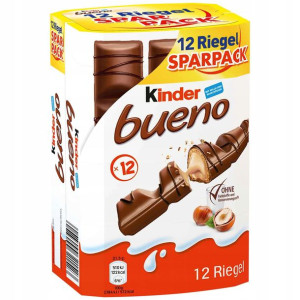 Kinder Bueno Baton 12szt x 21,5g 215g z Niemiec