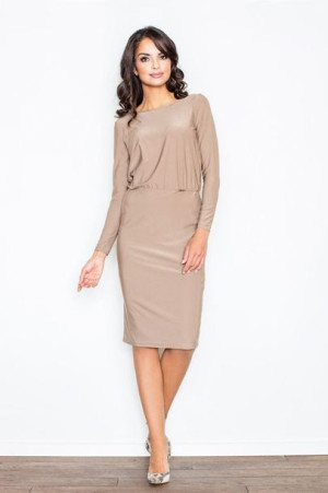 Figl Sukienka Model 326 Beige XL