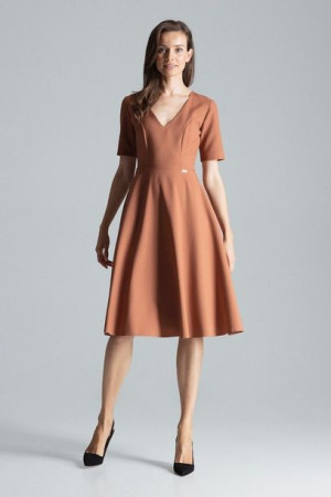Figl Sukienka Model M673 Brown XL