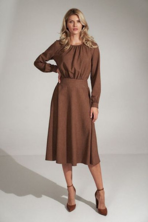 Figl Sukienka Model M724 Brown L