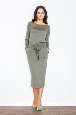 Figl Sukienka Model 246 Olive XL