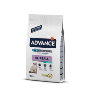 ADVANCE Hairball Sterilized - sucha karma dla kotów sterylizowanych 3kg [92