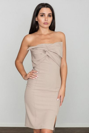 Figl Sukienka Model M571 Beige L