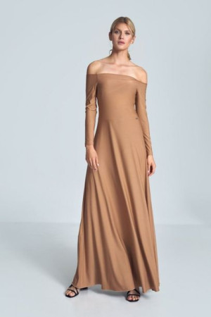 Figl Sukienka Model M707 Beige S
