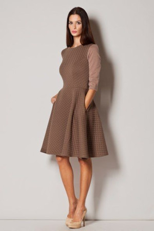 Figl Sukienka Model 235 Beige L