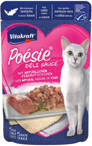 VITAKRAFT POESIE DELI SAUCE czarniak saszetka dla kota 85g