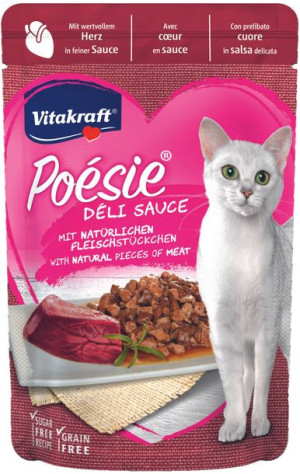 VITAKRAFT POESIE DELI SAUCE serca saszetka dla kota 85g