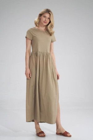 Figl Sukienka Model M787 Beige L
