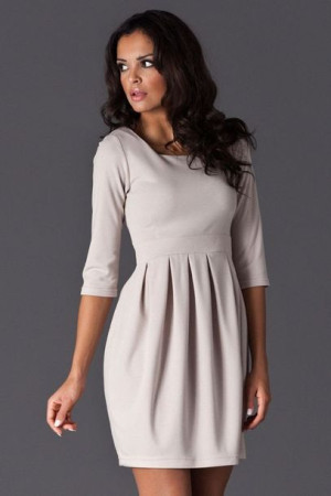 Figl Sukienka Model 122 Beige XL