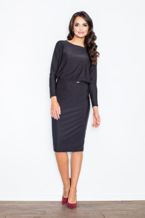 Figl Sukienka Model 326 Black XL