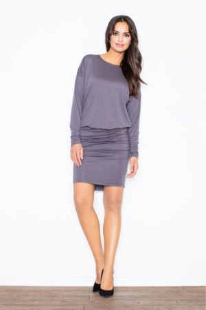 Figl Sukienka Model 343 Grey L