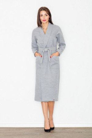 Figl Płaszcz Damski Model M532 Grey XL