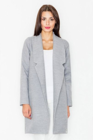 Figl Płaszcz Damski Model M531 Grey L