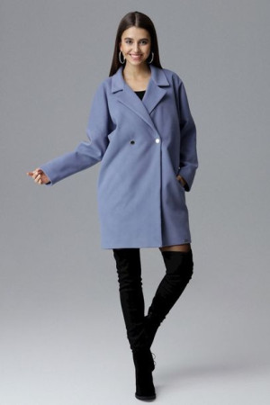 Figl Płaszcz Damski Model M625 Blue S/M