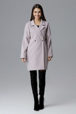Figl Płaszcz Damski Model M625 Beige S/M