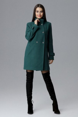 Figl Płaszcz Damski Model M623 Green XL