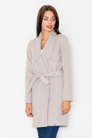 Figl Płaszcz Damski Model M531 Beige L