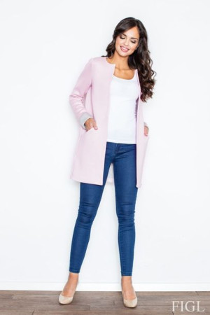 Figl Płaszcz Damski Model M366 Light Pink M